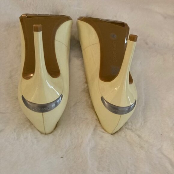 Calvin Klein Brand New Patent Leather High Heels Size 7 - Picture 4 of 5